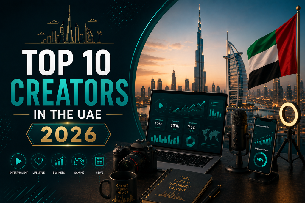 Top 10 Creators in the UAE 2026 - Cover Image